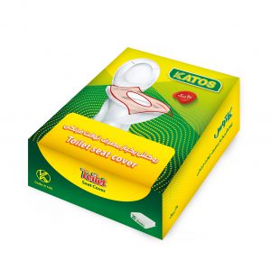 روکش بهداشتی توالت فرنگی (۲۰ برگ و پارچه یی) کاتوس کد k160